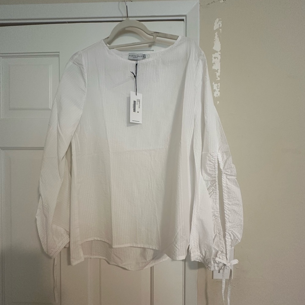 MWT Harshman Catarina  White Blouse
